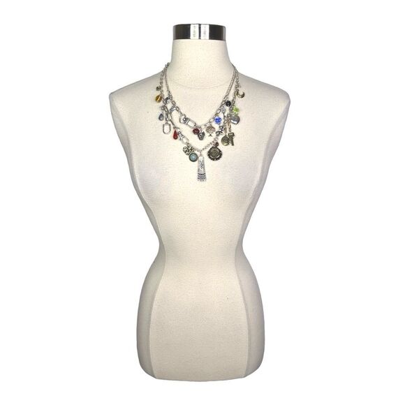 Free People Maxamillion Charm Necklace - World Traveler - Picture 2 of 10